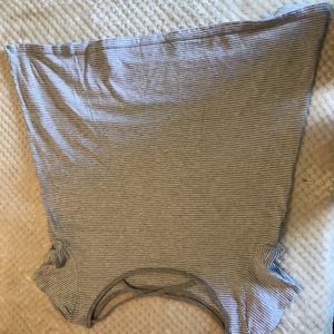 Striped shirt with design